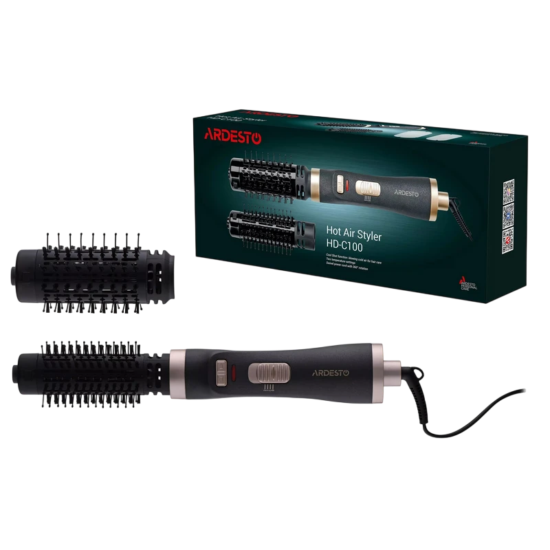 Uscător de păr-perie ardesto hd-c100, 1000w, negru 7