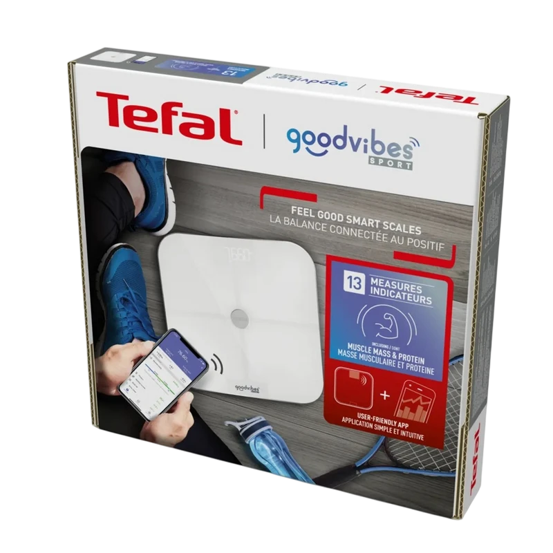 Cântar de podea tefal bm9640s1, alb 3