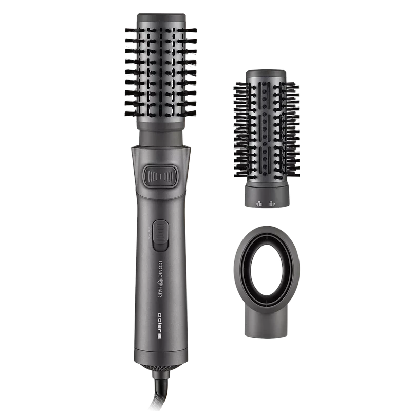 Uscător de păr-perie polaris phsb1100ri, 1200w, grafit 10