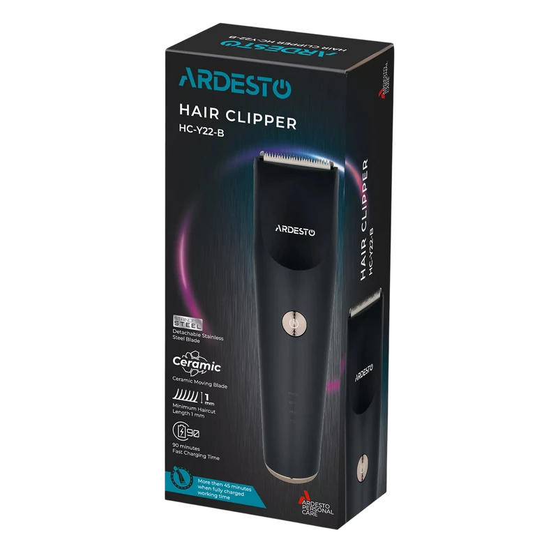 Машинка для стрижки ardesto hc-y22-b, чёрный 9