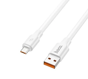 Hoco du17 titan cablu pentru încărcare și transfer de date pentru micro-usb alb Thumbnail 5