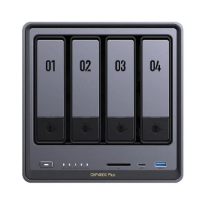 Ugreen network attached storage dxp4800 plus 4-bay (без дисков) eu, черный Thumbnail 2