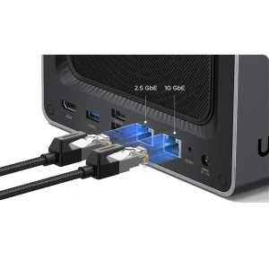 Ugreen network attached storage dxp4800 plus 4-bay (без дисков) eu, черный Thumbnail 3