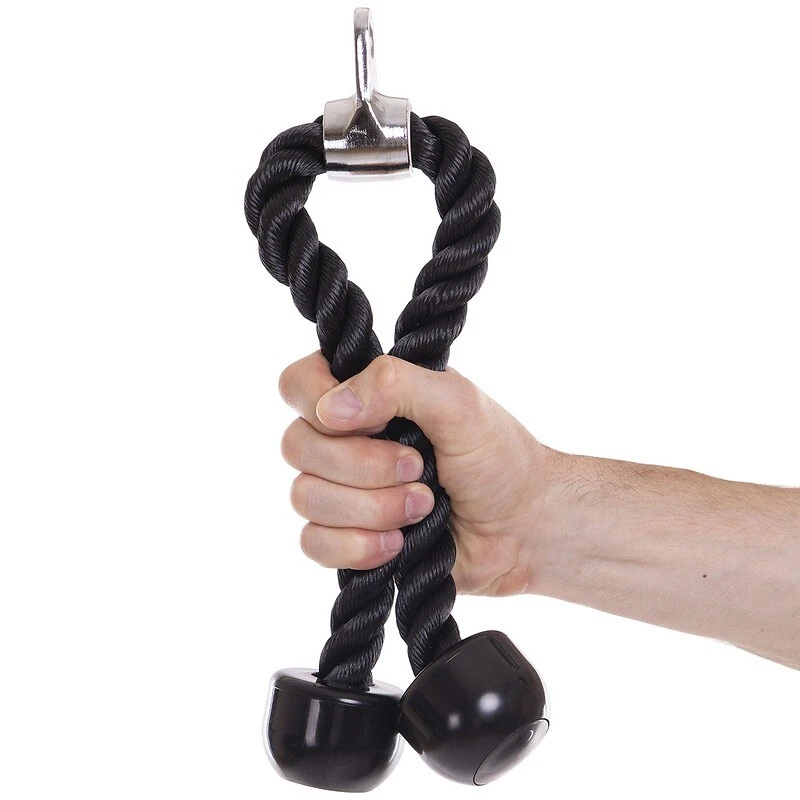 Канат гибкая тяга для трицепса с двойным хватом l=68 cm ta-2728 3