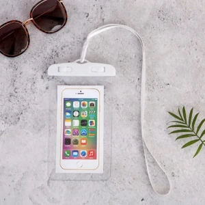 Waterproof transparent universal bag wb-3 — водонепроницаемый прозрачный чехол (белый)