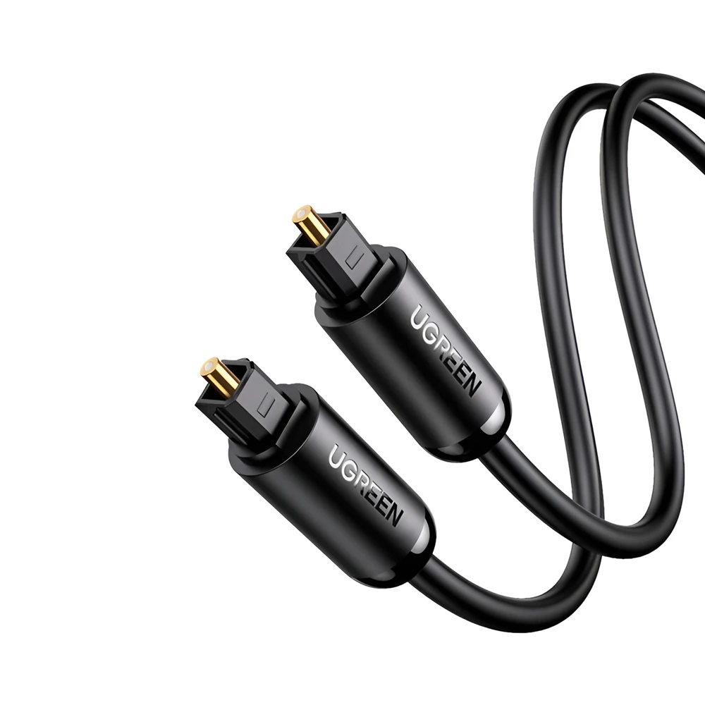 Ugreen оптический аудиокабель toslink 2м | av122, черный 3