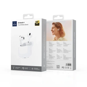 Wiwu wiwu true wireless stereo airbuds 4 alb