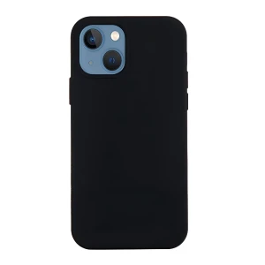 Woo case liquid silicone iphone 15, black