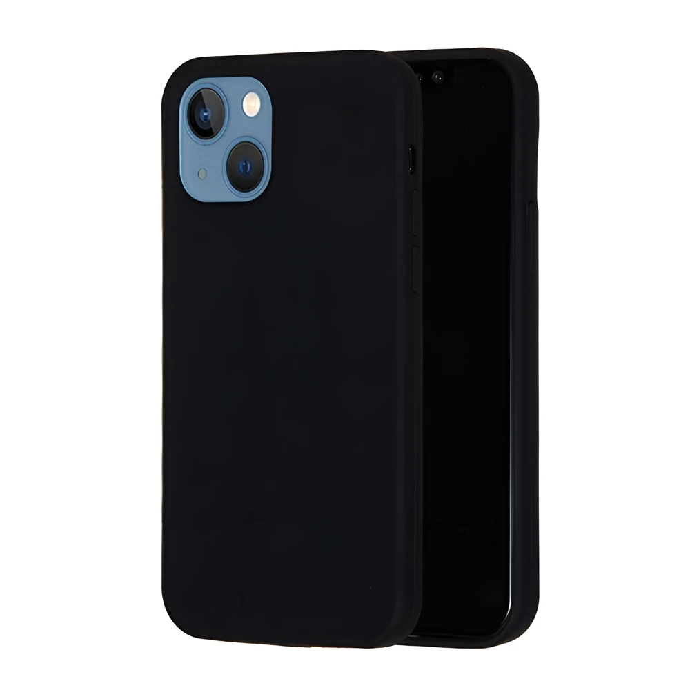 Woo case liquid silicone для iphone 15, черный 2