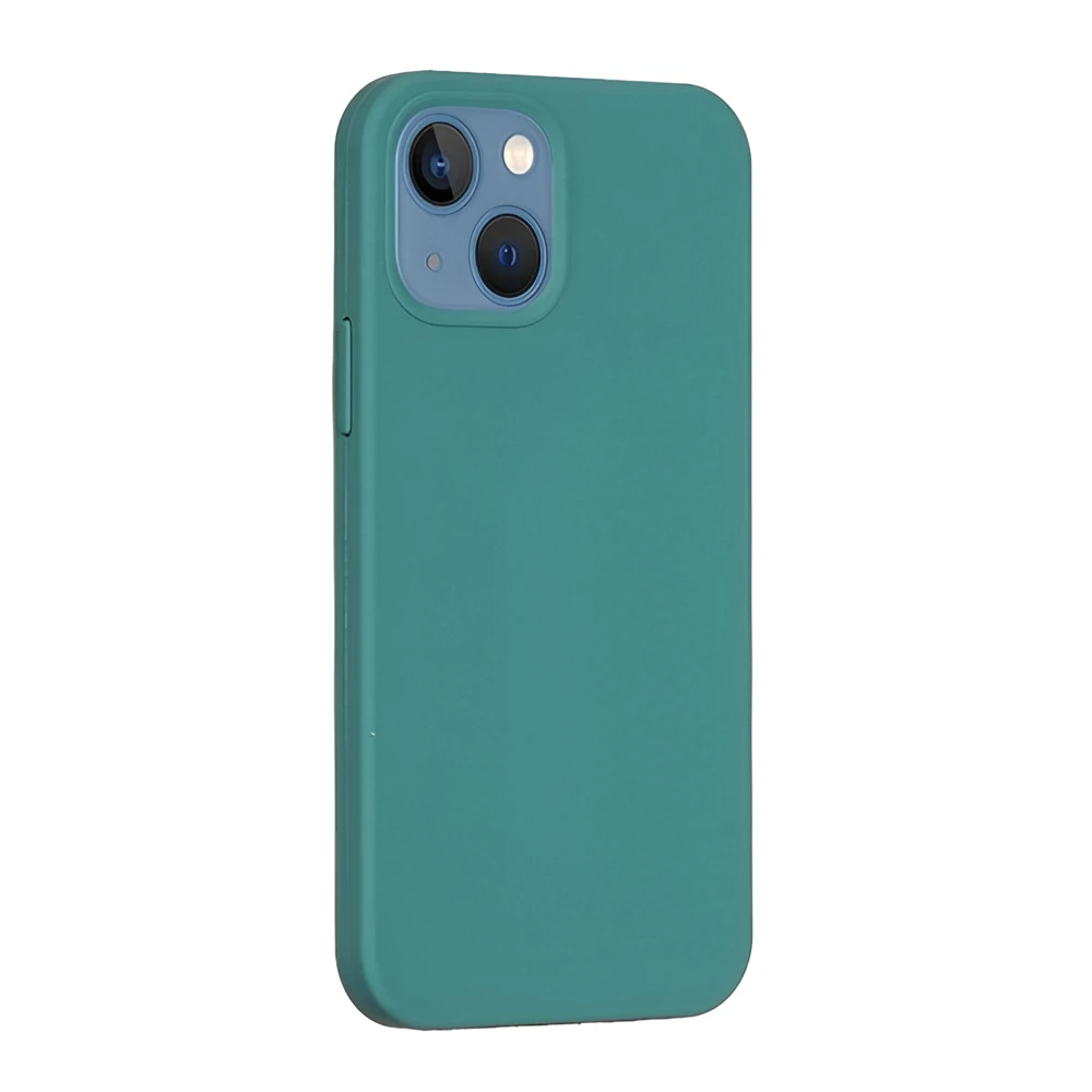 Чехол woo case liquid silicone для iphone 15, зеленый 3