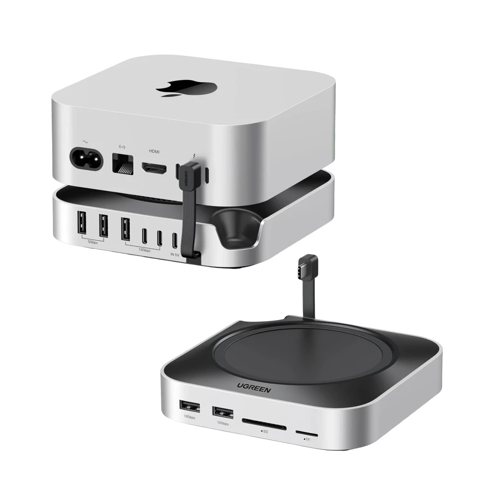 Ugreen док-станция 11в1 для mac mini m4 | cm841, серый 2