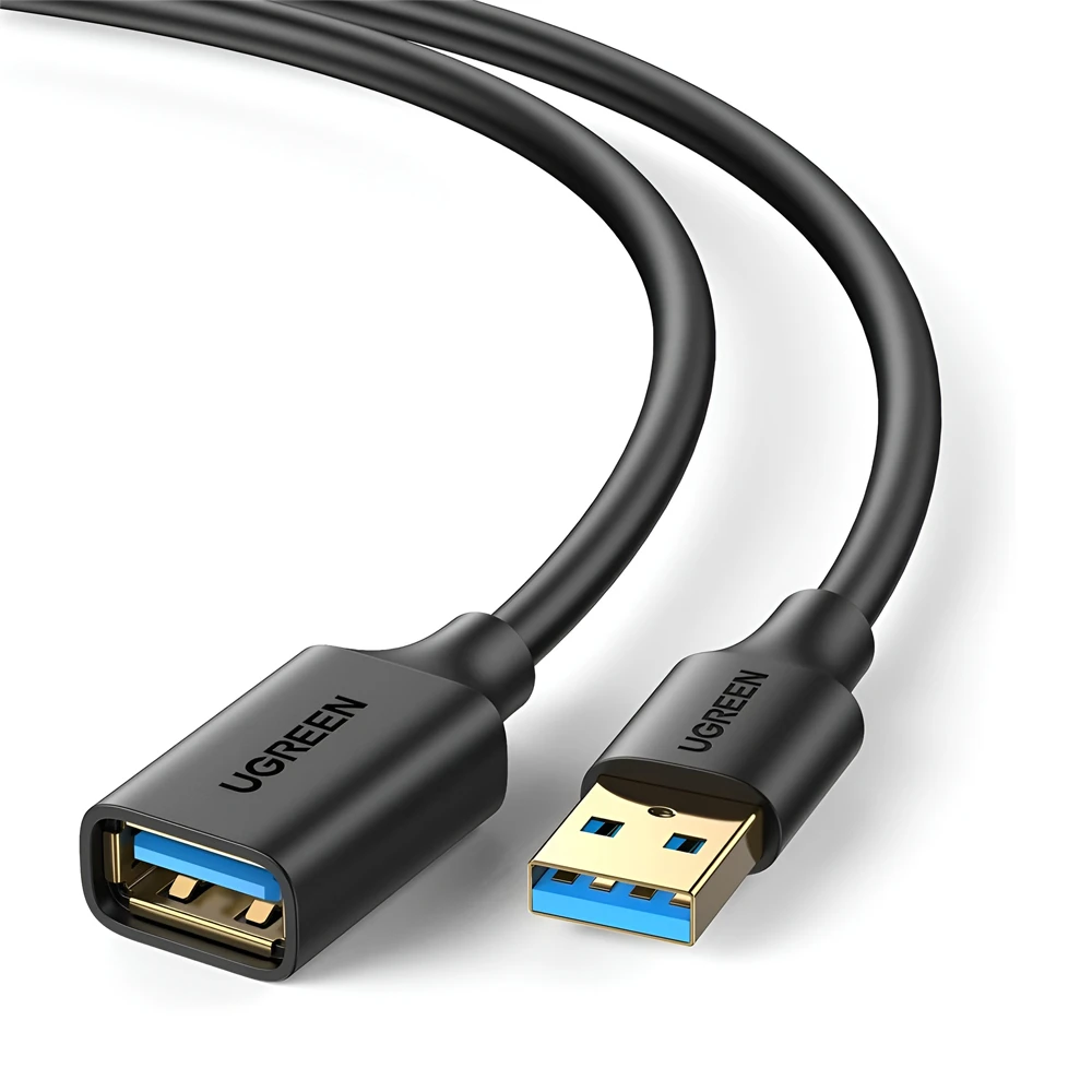 Ugreen usb 3.0 extension male cable 3m | us129, black 2