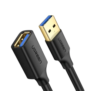 Ugreen usb 3.0 удлинительный кабель с мужским разъемом 1.5 м | us129, черный