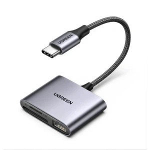 Ugreen usb-c кардридер для sd/tf + usb 2.0 | cm387