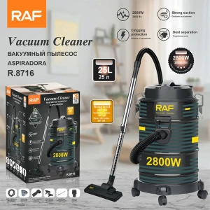 Промышленный пылесос raf r.8716, 2800 вт, черный Thumbnail 4