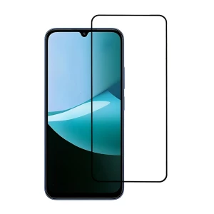 Защитное стекло biva tempered glass 5d для redmi 15c 4g, черное