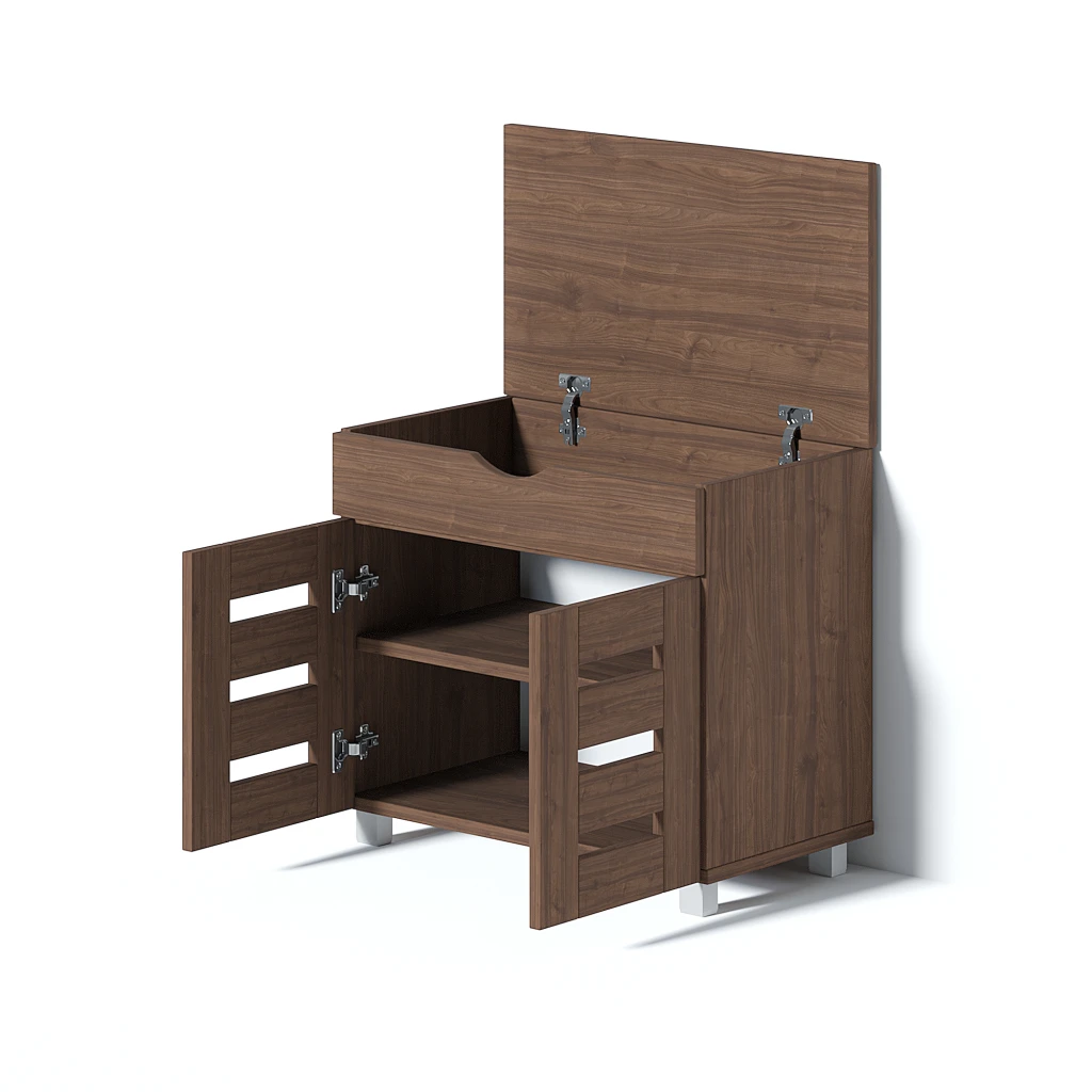 Dulap pentru încălțăminte modul №12 - nuc pietros 4