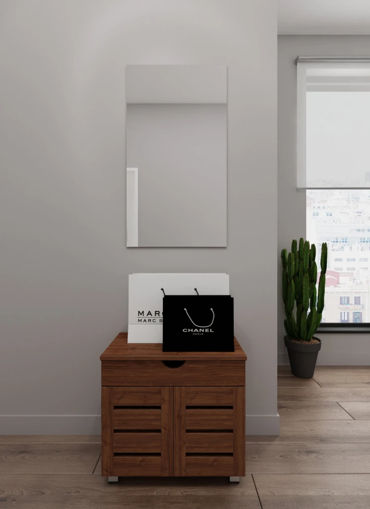 Dulap pentru încălțăminte modul №12 - nuc pietros 5