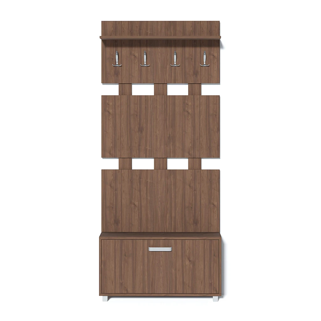 Dulap pentru încălțăminte modul №9 - nuc pietros 4