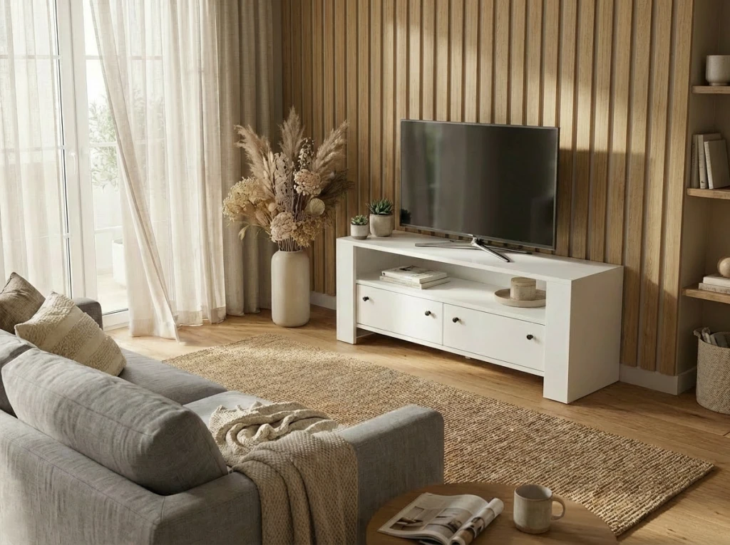 Тумба для tv belfort - белый ясень 2