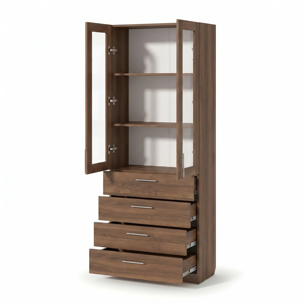 Dulap de birou office line №3 - nuc inchis 4
