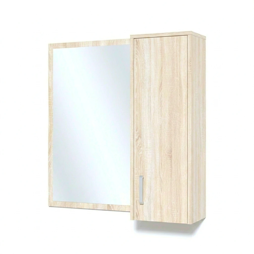 Dulap suspendat cu oglinda modul №6 - stejar sonoma 2