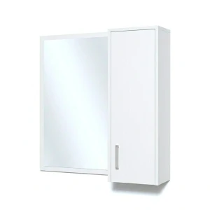 Dulap suspendat cu oglinda modul №6 - frasin alb