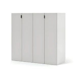 Comoda hardy 4 usi - alb