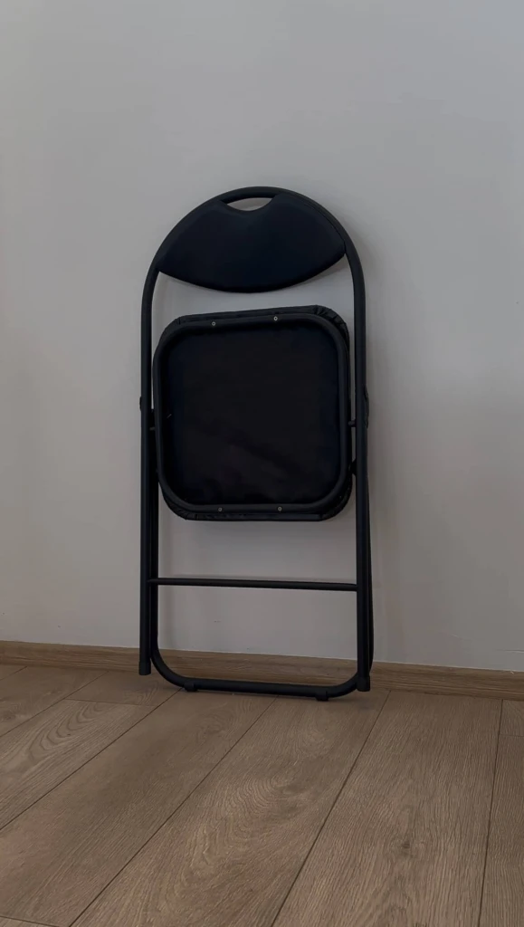 Scaun pliant joker - negru 2