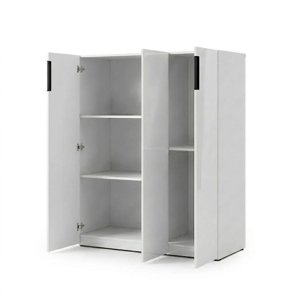 Comoda hardy 3 usi - alb 5