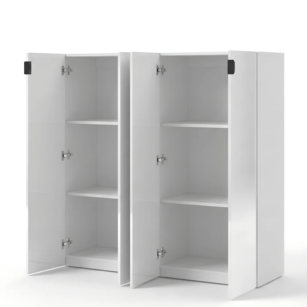 Comoda hardy 4 usi - alb 4