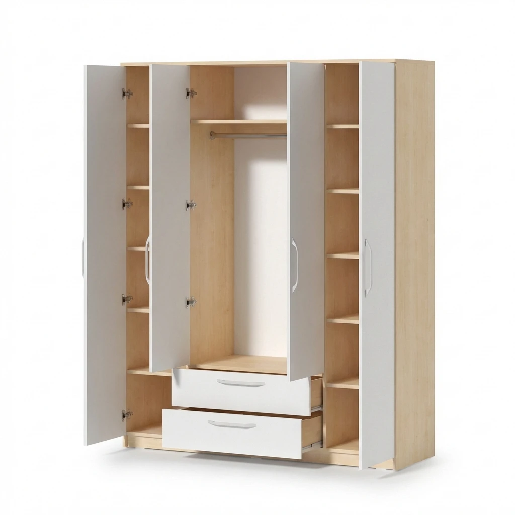 Шкаф linia 1600 без зеркала - клен 5