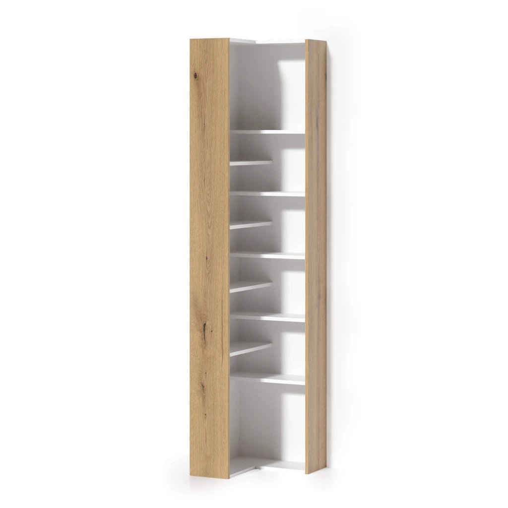 Etajera de colț hardy - stejar evok 2