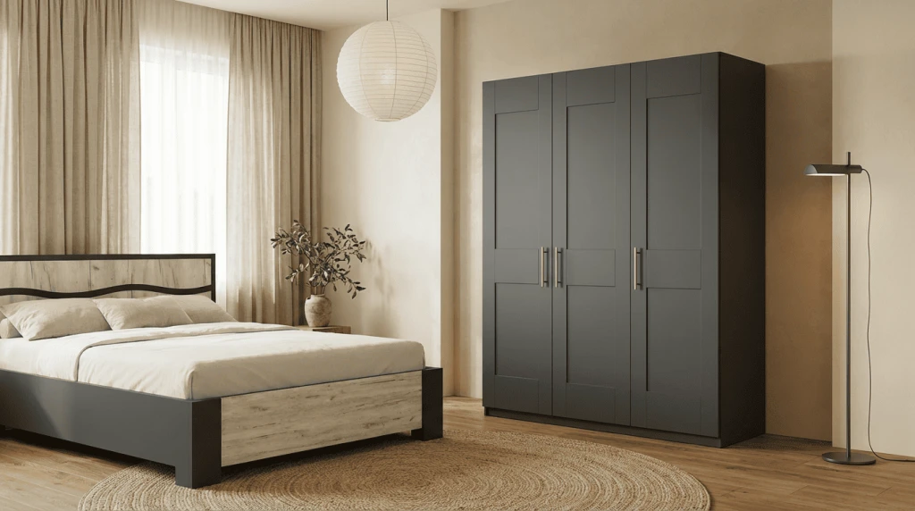 Dulap mezzo 1500 fără oglinzi - cobalt gri 2