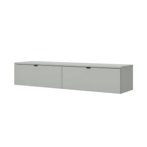 Dulap tv hardy suspendat 1600 - gri deschis mat
