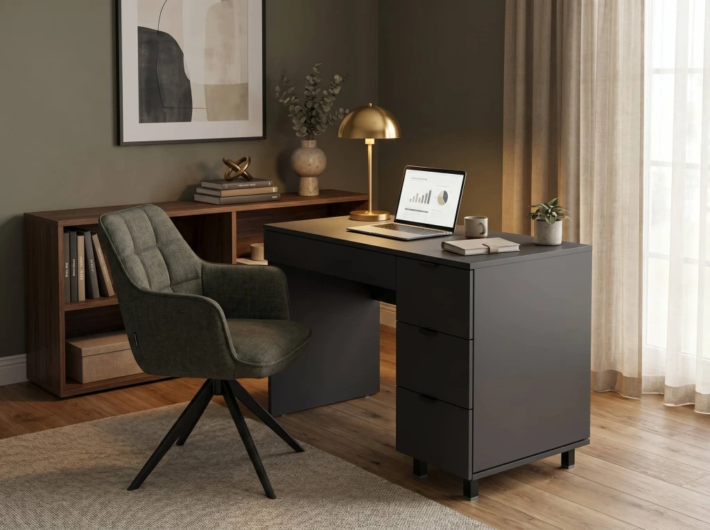 Scaun rex - negru 2