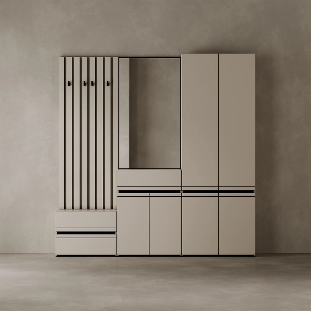 Cuier pentru hol modular basic - cașmir 7