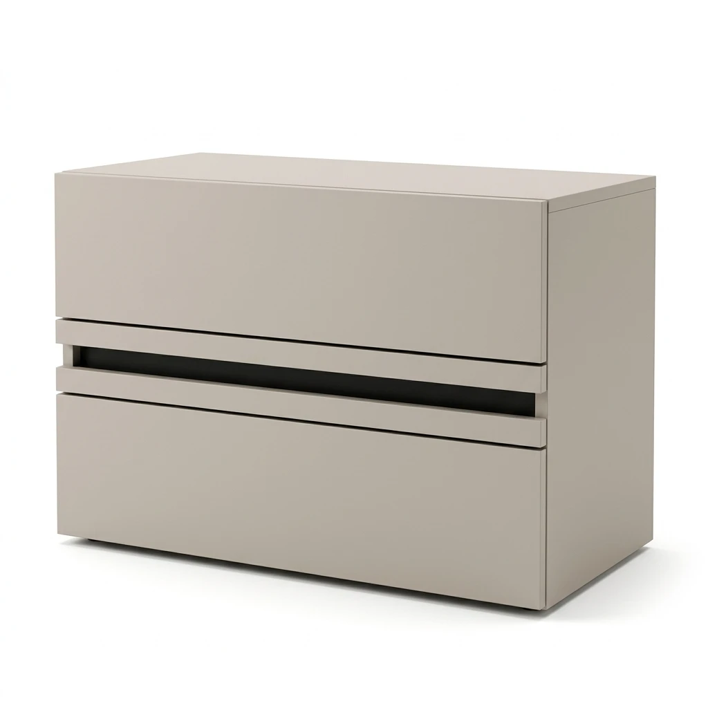 Comoda 2 sertare pentru hol modular basic - cașmir 2