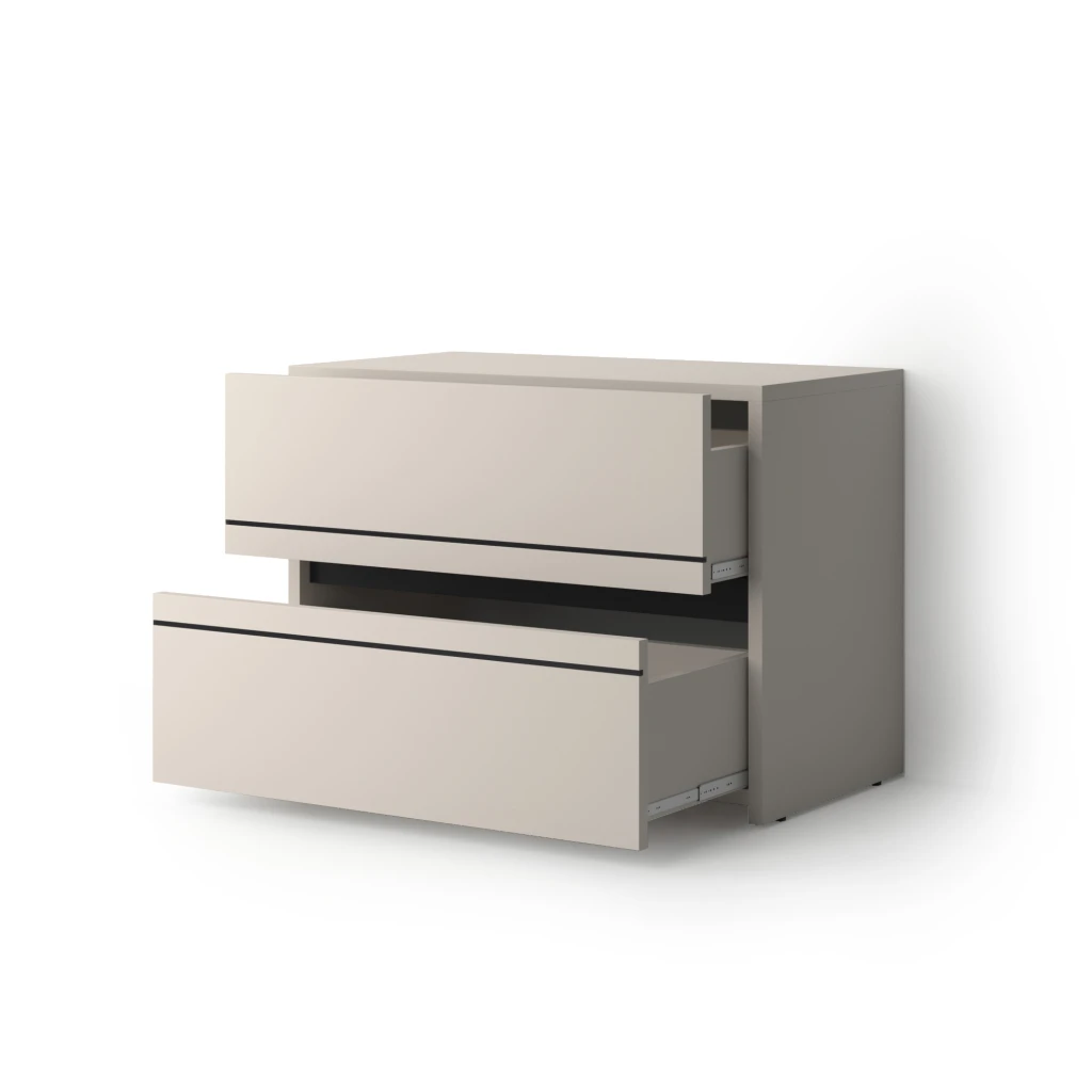 Комод 2 ящика для модульной прихожей basic - кашемир 8
