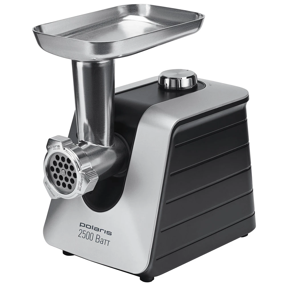 Mașină de tocat carne polaris pmg2546, oțel inoxidabil negru 10
