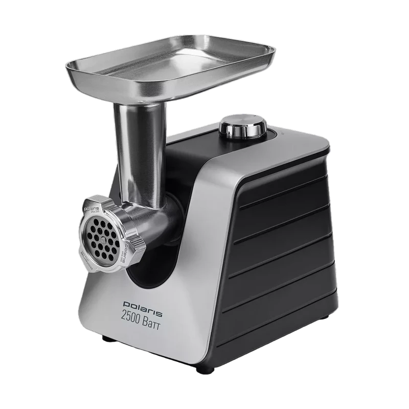 Mașină de tocat carne polaris pmg2546, oțel inoxidabil negru 2