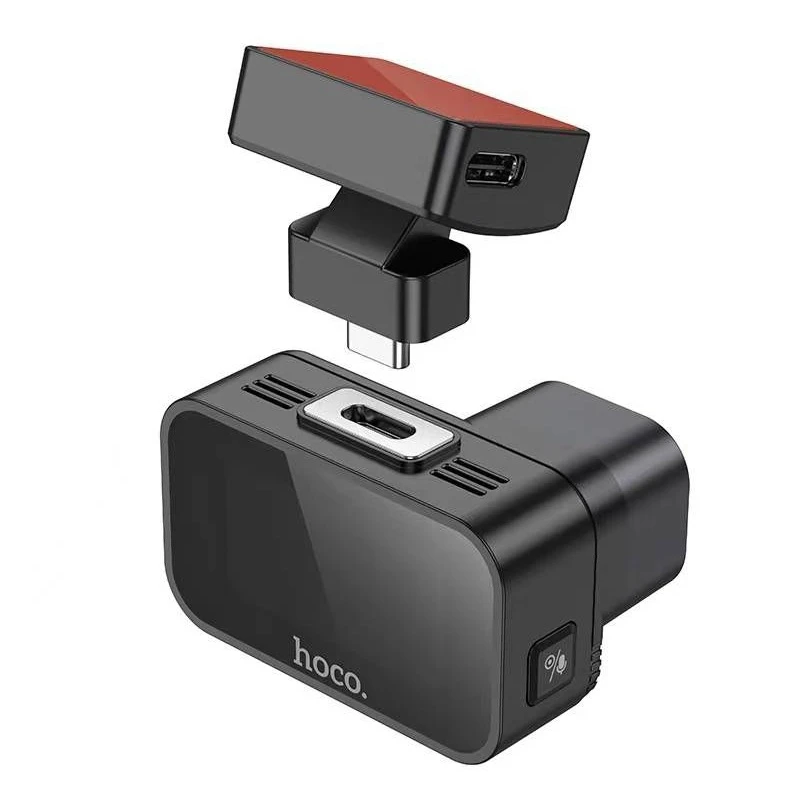 Mini cameră de bord hoco dv10 cu ecran, neagră 2
