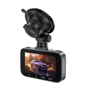 Recorder auto hoco dv5 cu ecran de 3 inci, gri fier Thumbnail 2
