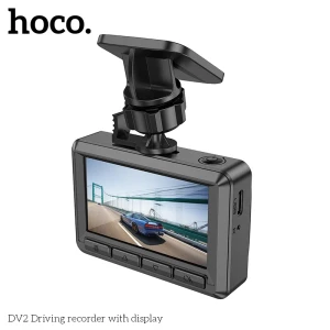 Видеорегистратор hoco dv2 с дисплеем, черный Thumbnail 2