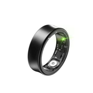Inel inteligent xo rs01 mărimea 10, diametru interior 19,9 mm, aliaj de titan, negru