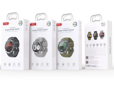 Ceas sport inteligent cu funcție de vorbire, xo j7, ecran amoled, pătrat, stea magnetică, rotund, negru 3