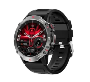Ceas sport inteligent cu funcție de vorbire, xo j7, ecran amoled, pătrat, stea magnetică, rotund, negru