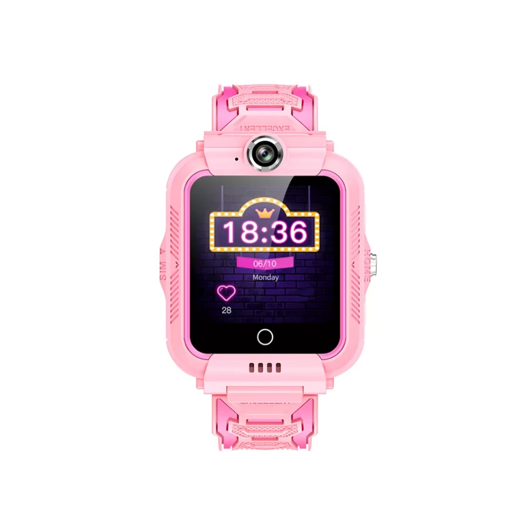 Детские смарт-часы xo h110 4g, розовые 2