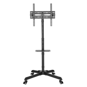 Подставка под телевизор на ножке reflecta tv stand 55p-shelf, #23199, чёрный