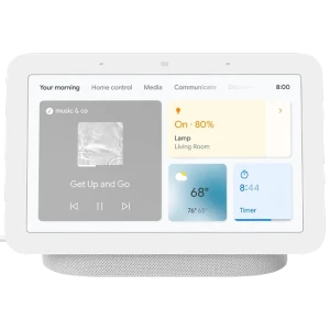 Difuzor inteligent google nest hub (2nd gen), chalk